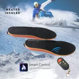 Rechargeable Heated Insoles For Men / Women With Remote Rechargeable Heated Insoles For Men / Women With Remote