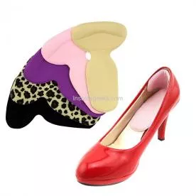 3 Pairs Comfortable T Shape Gel Heel Pad for High Heels 3 Pairs Comfortable T Shape Gel Heel Pad for High Heels