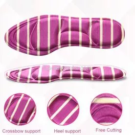 Women's 4D Elastic Sponge Insoles For High Heels Women's 4D Elastic Sponge Insoles For High Heels