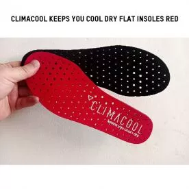 Climacool Keeps You Cool Dry Flat Insoles Red INS-82975 Climacool Keeps You Cool Dry Flat Insoles Red INS-82975